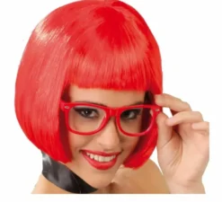 Parrucca corta con frangia in vari colori