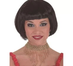 Parrucca da cabaret nero