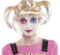 Parrucca da clown turbato con treccine