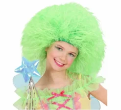 Parrucca da fata fluorescente per bambini in vari colori