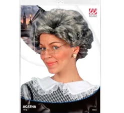 Parrucca da nonna Agatha per adulti