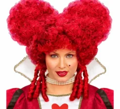 Parrucca da Regina di Cuori dai capelli rossi