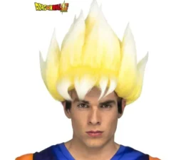 Parrucca da Saiyan Son Goku di Dragon Ball in scatola per uomo