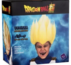 Parrucca da Saiyan vegeta di Dragon Ball in scatola per bambino
