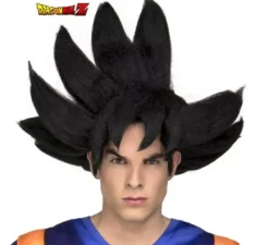 Parrucca da Son Goku di Dragon ball in scatola per uomo