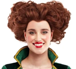 Parrucca da strega dai capelli rossi