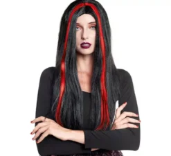 Parrucca da Strega Nera per Adulti in diversi colori