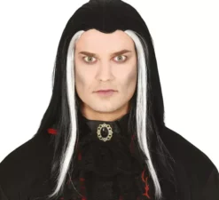 Parrucca da uomo con criniera da vampiro