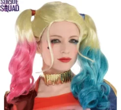 Parrucca di Harley Quinn per adulto