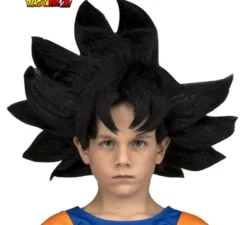 Parrucca di Son Goku di Dragon ball in scatola per bambino