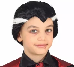 Parrucca Dracula con riflessi per bambini