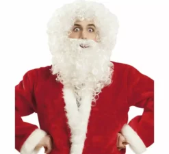 Parrucca e barba babbo natale