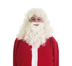 Parrucca e barba Babbo Natale luxe