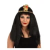 Parrucca egiziana nera con accessori