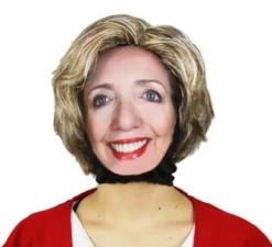Parrucca e maschera kit hillary clinton