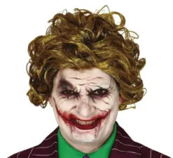 Parrucca Gialla pagliaccio sorridente