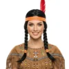 Parrucca indiana con trecce