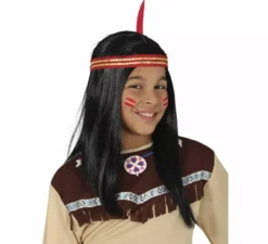 Parrucca Indian Mane in scatola per bambini