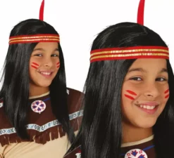 Parrucca Indian Mane in scatola per bambini