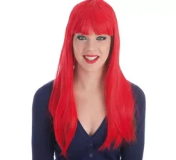 Parrucca Melena per adulti con frangia in colori assortiti