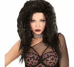 Parrucca nera hard rock