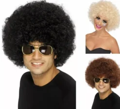 Parrucca 70 o funky afro di 120 gr in vari colori