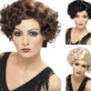 Parrucca ondulata corta per donne in vari colori