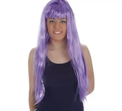 Parrucca per adulti con criniera viola chic