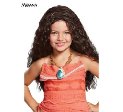Parrucca per bambini Disney Deluxe di Moana