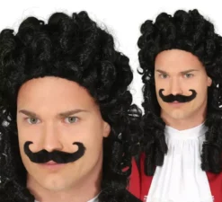 Parrucca Pirate Captain con i baffi