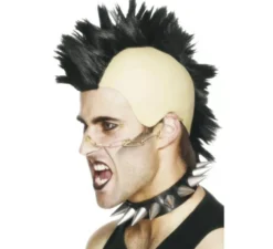 Parrucca punk cresta mohawk