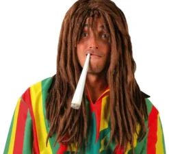 Parrucca rastafariana giamaicana con i dreadlocks
