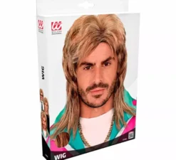 Parrucca retrò anni '80 per uomo