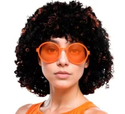 Parrucca riccia afro per adulti