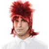 Parrucca rocker anni '70 rossa