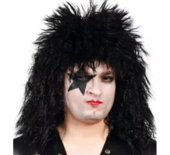 Parrucca rocker nero