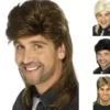 Parrucca stile mullet degli anni '80 in vari colori