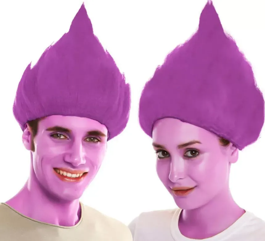 Parrucca viola troll