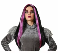 Parrucche di Halloween liscia in vari colori
