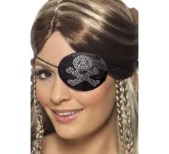 Patch pirata teschio di diamanti