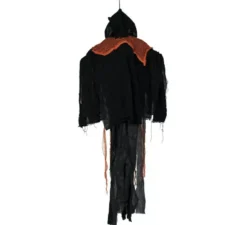 Pendente Teschio Arancione con Luce, Suono e Movimento 130 cm