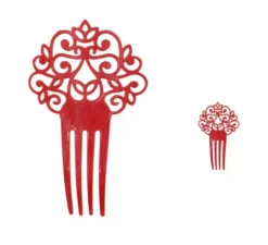 Pettine Sivigliana rosso da 14 cm