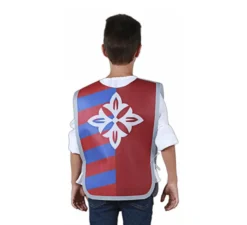 Pettorale bianco medievale Fleur de Lis per bambini e adolescenti