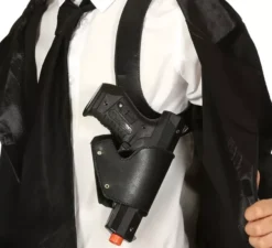 Pettorina con fondina e pistola
