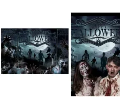 Photocall Zombie in tessuto 220x150 cm