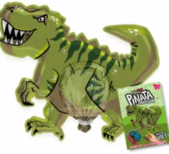 Piñata gonfiabile a forma di dinosauro 90x92 cm
