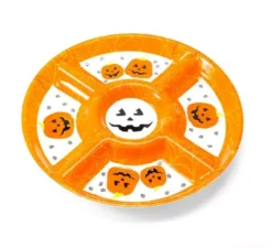 Piatto Per Snack Alla Zucca Di Halloween