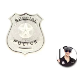 Piatto speciale polizia metallica