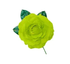 Piccola rosa flamenco verde 8 cm