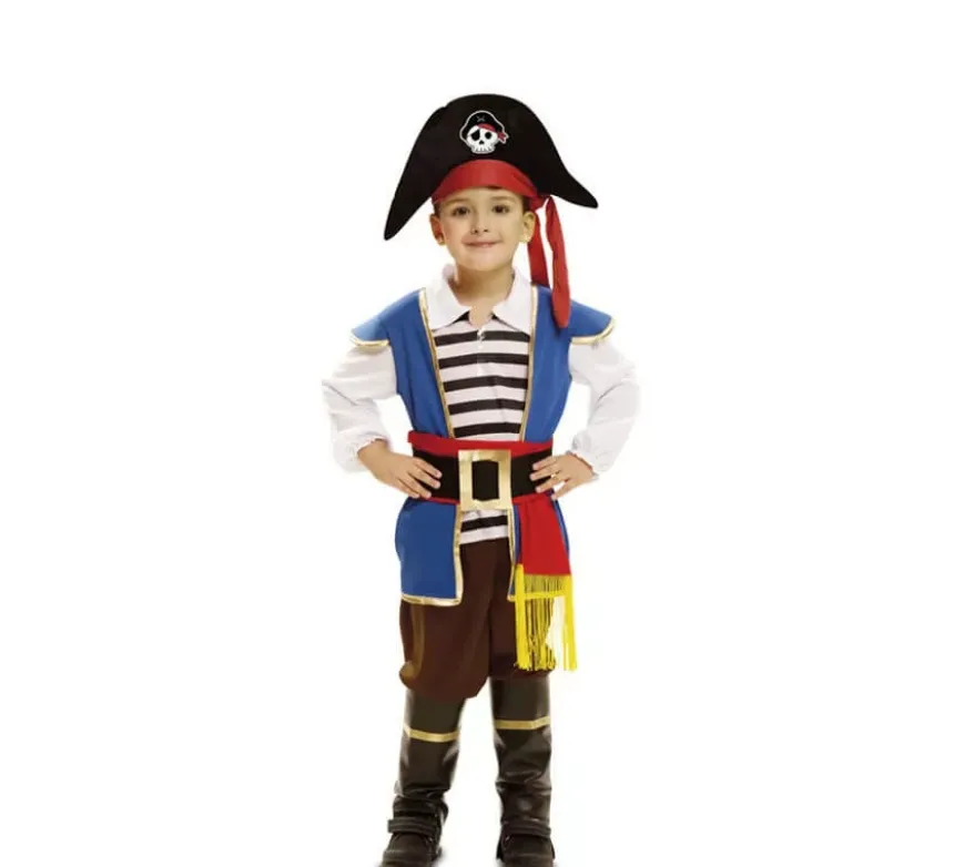 Piccolo costume da pirata per un ragazzo